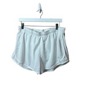 Nike Womens Dri-FIT Tempo Running Shorts White Size XL